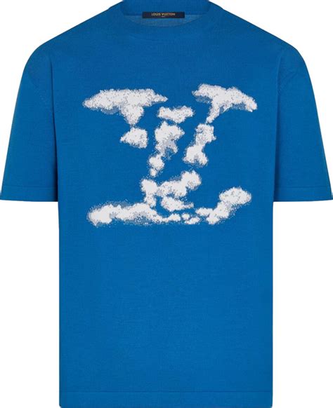 lv cloud tshirt|louis vuitton t shirt 2021.